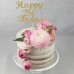 Flower -  Semi Naked 4 Layer Cake Fresh Flowers (D, V, 4L)